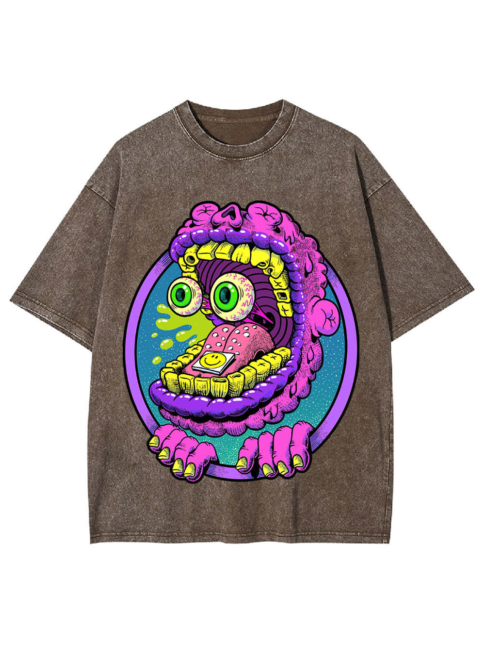Monster Mouth Madness Washed Tshirt