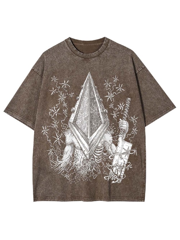 Pyramid Head Washed Tshirt
