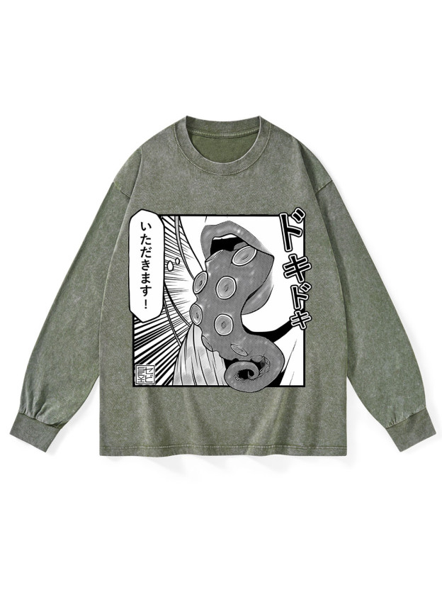 TENTACLE WASHED LONG-SLEEVE TSHIRT