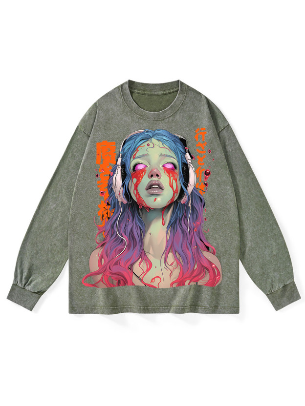 Ghost Song WASHED LONG-SLEEVE TSHIRT