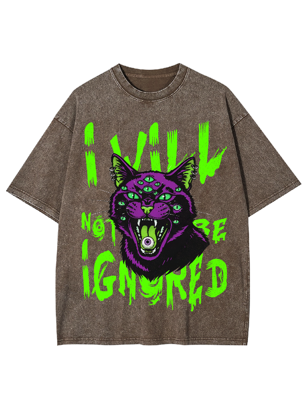 I will not be ignored Washed Tshirt