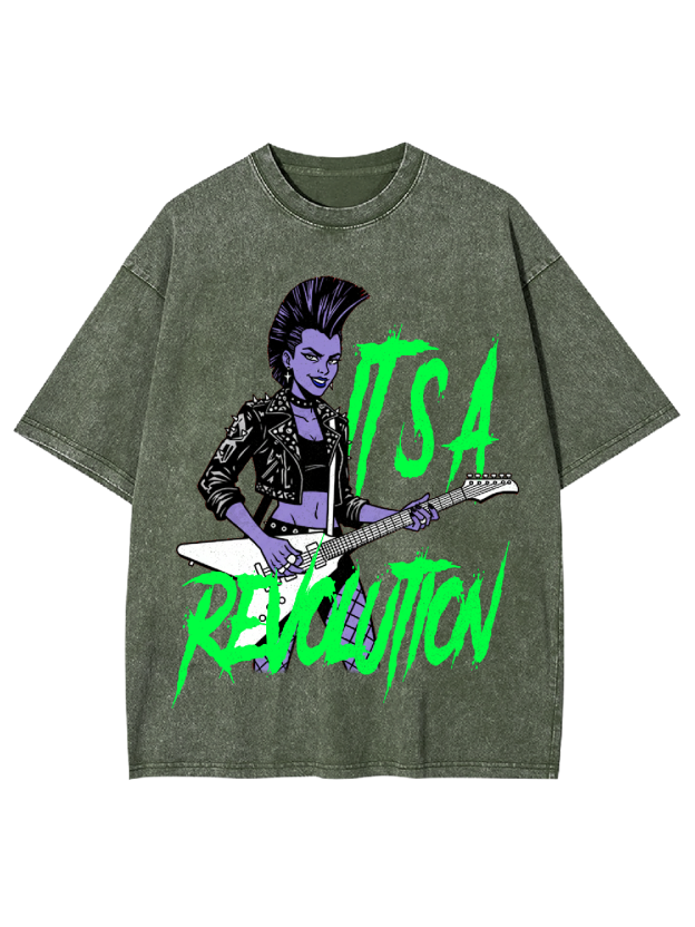It‘s a revolution Washed Tshirt