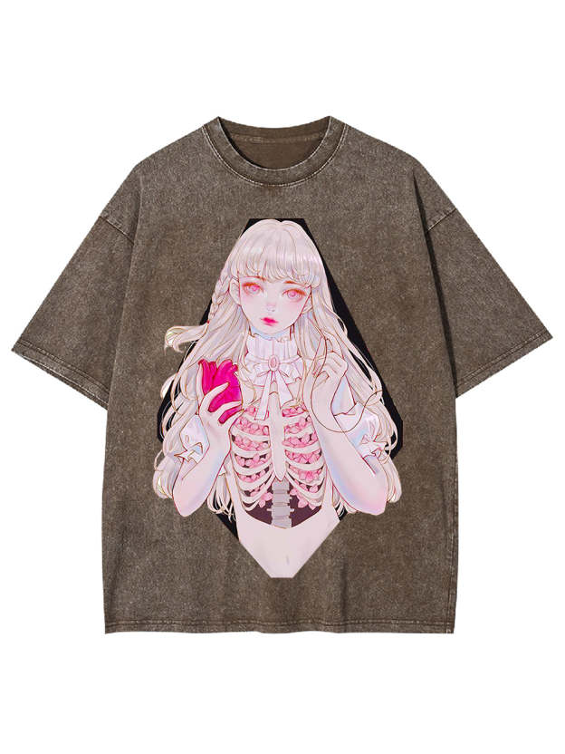 Heart Of Bloom Washed Tshirt