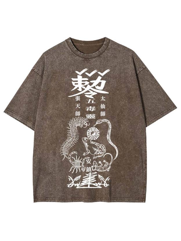 Five Poison Spirit Washed Tshirt