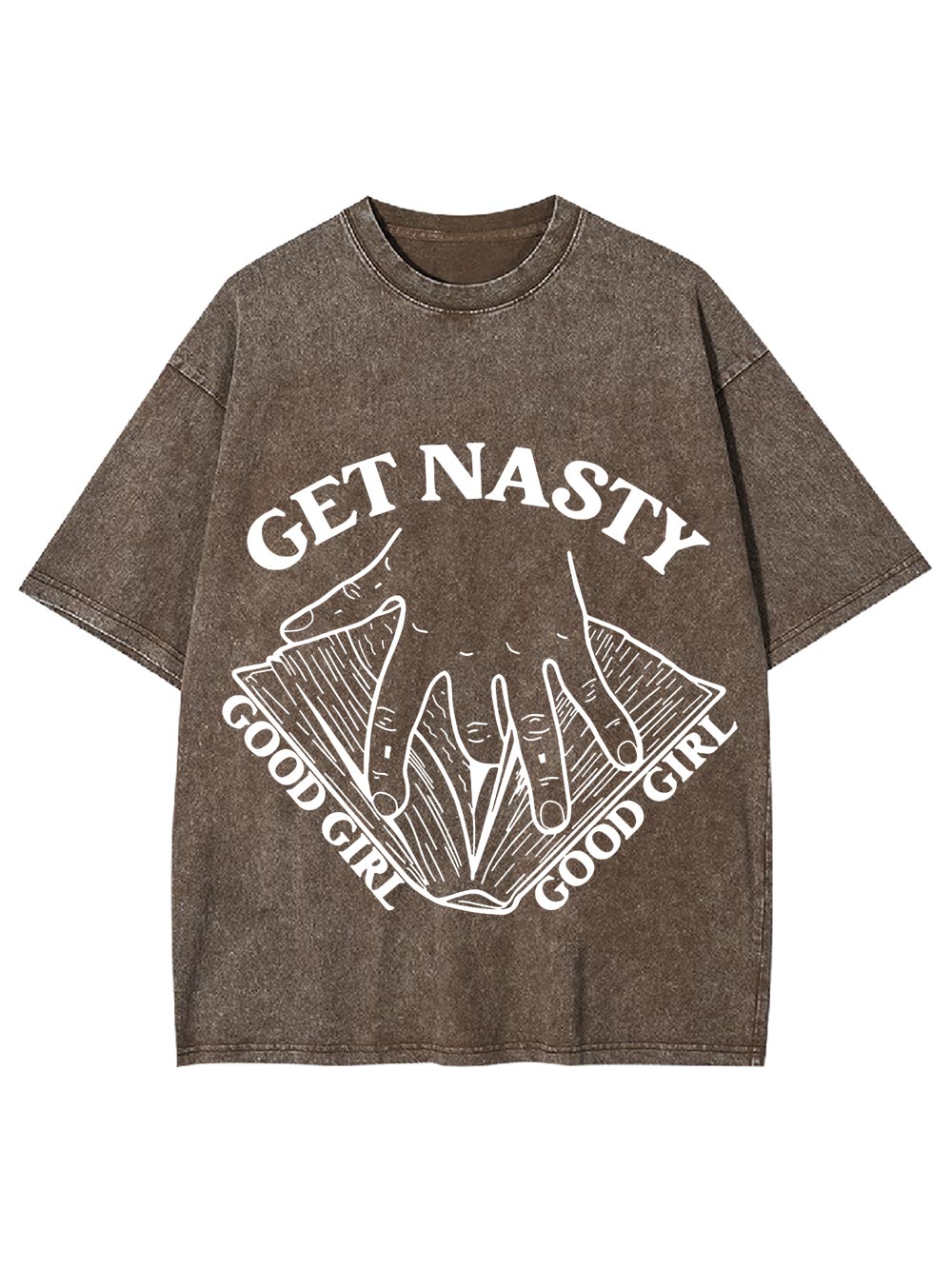 Get Nasty Good Girl Washed Tshirt