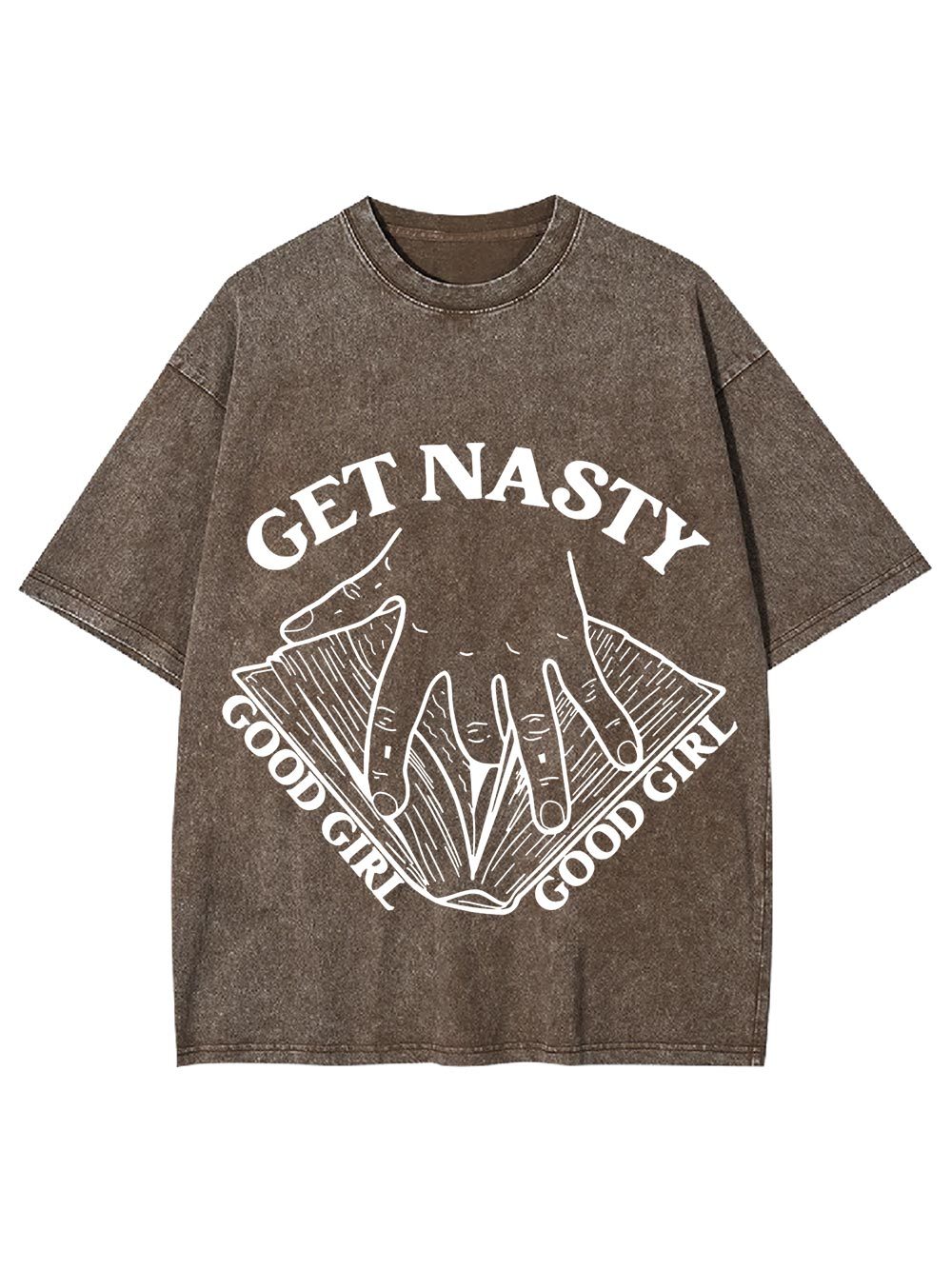 Get Nasty Good Girl Washed Tshirt
