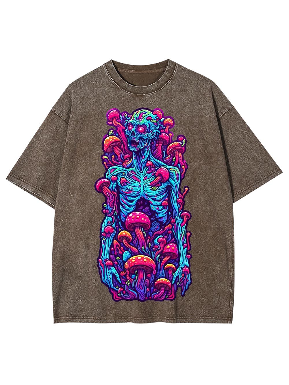 Mushroom Rebirth Washed Tshirt
