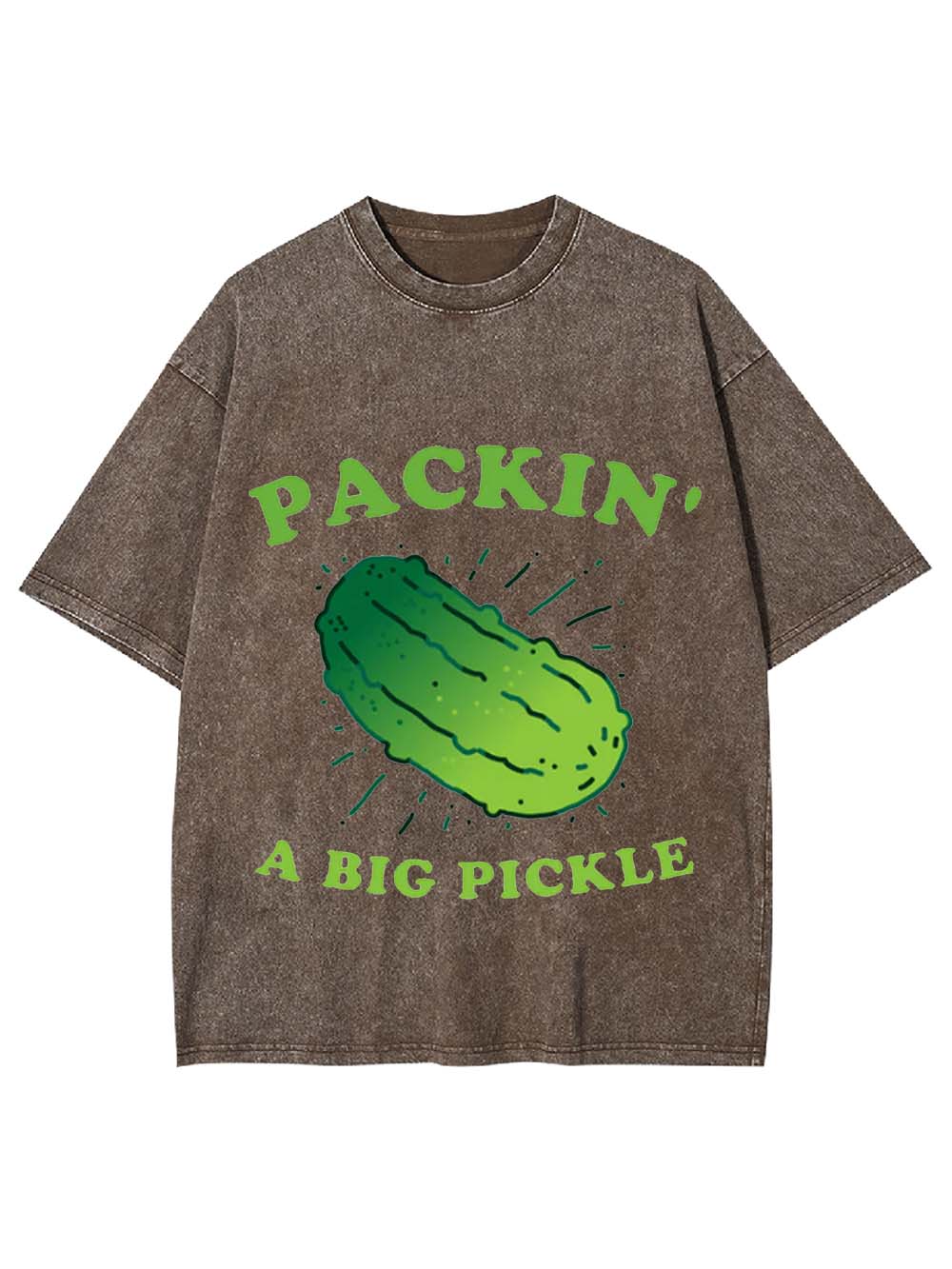 PACKIN A BIG PICKLE WASHED TSHIRT