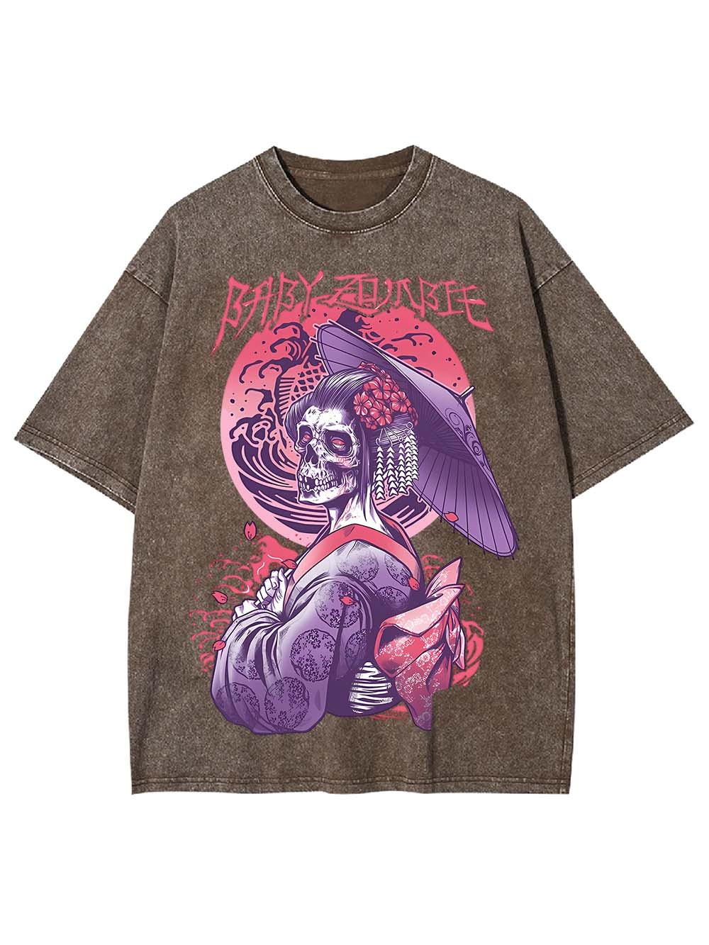 Baby Zombie Washed Tshirt-ClassyOutlaw Sale