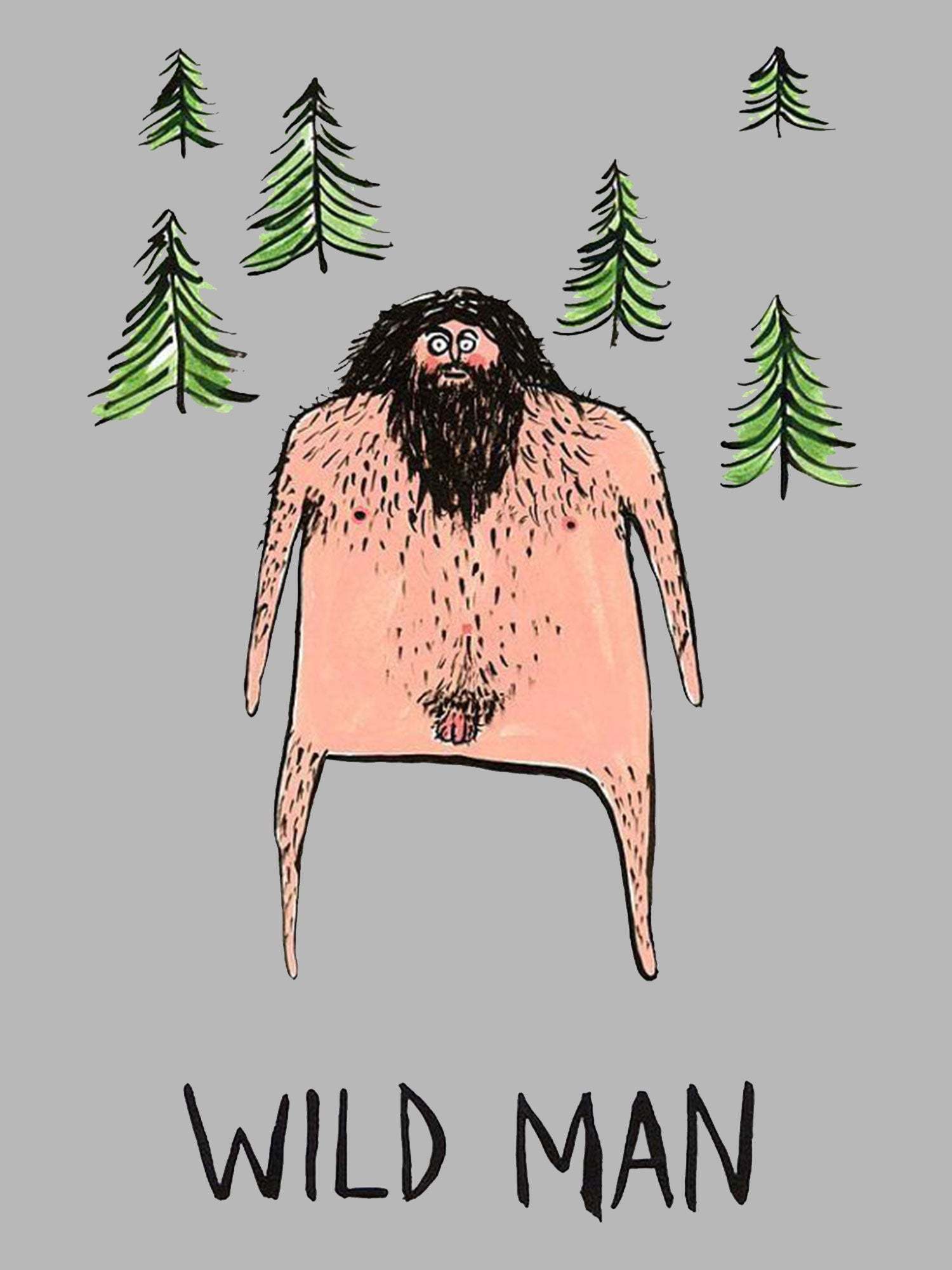 Wild Man Washed Tshirt