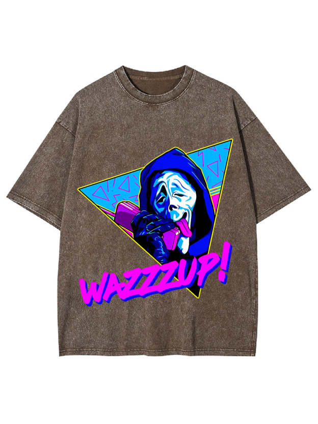 Wazzzup Washed Tshirt