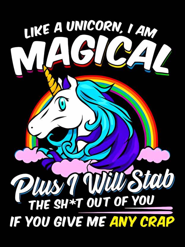 Like A Unicorn, I Am Magical Washed Tshirt