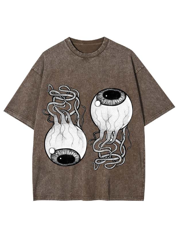 Entangled Gaze Washed Tshirt