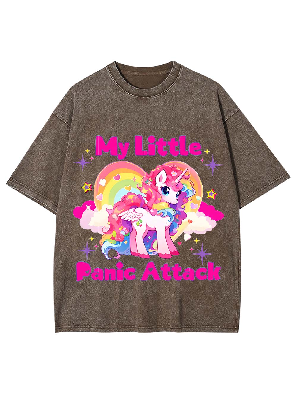 My Little Panic Attack Washed Tshirt
