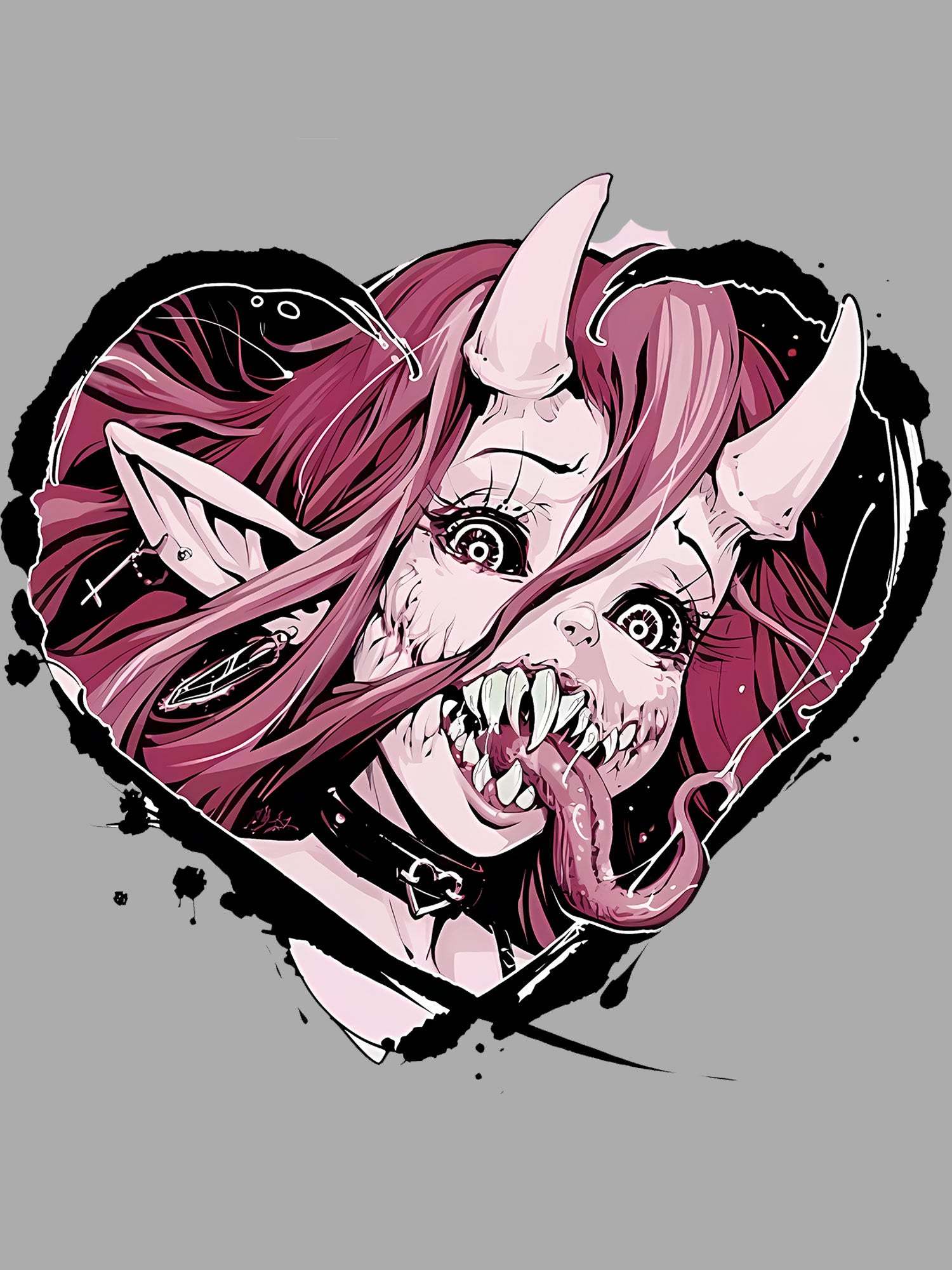 Heart Of The Demoness Washed Tshirt