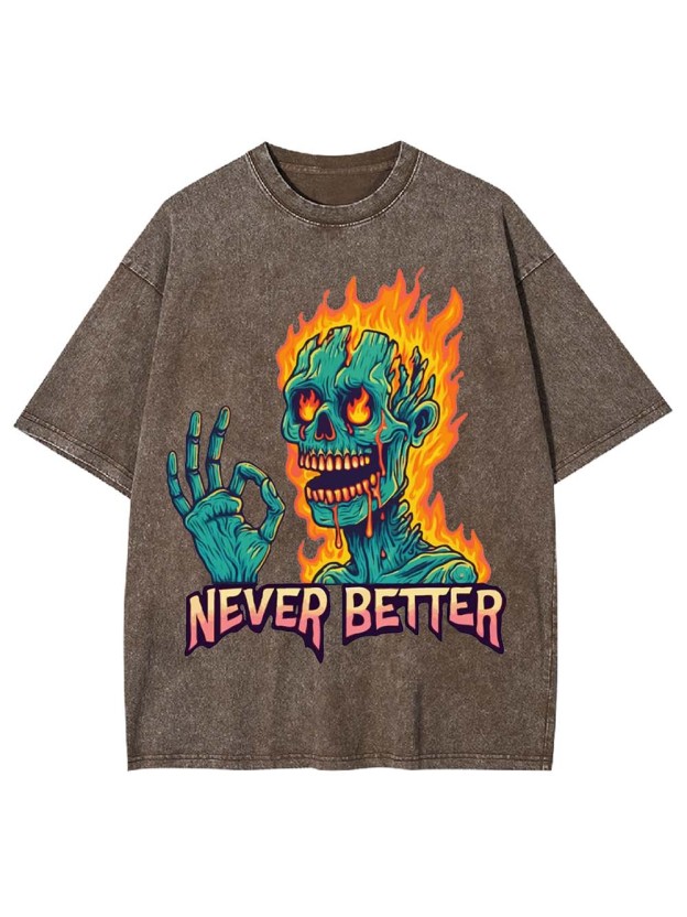 Never Better Washed Tshirt