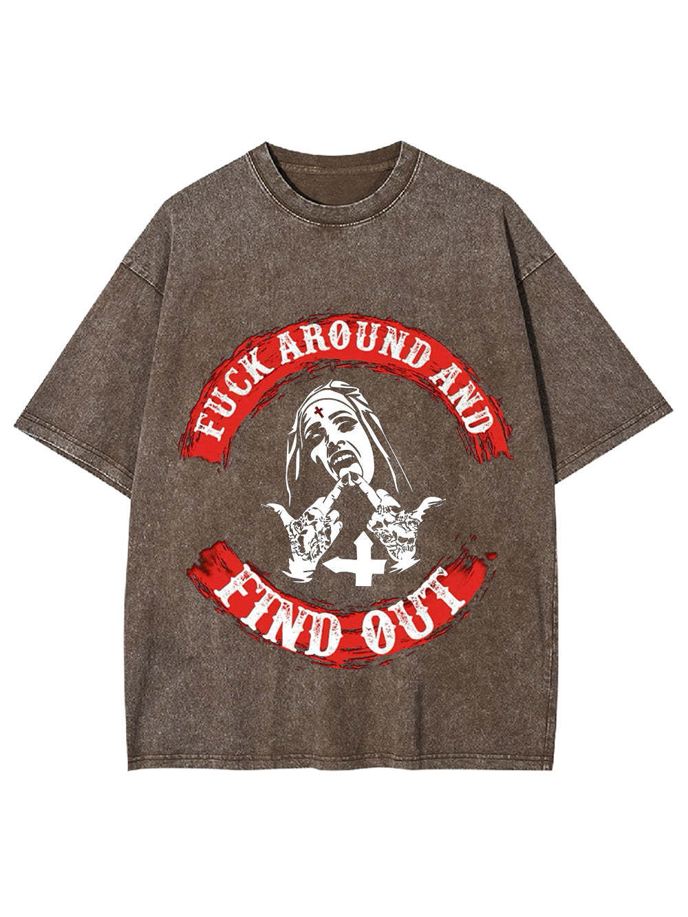Fuck Around And Find Out Washed Tshirt