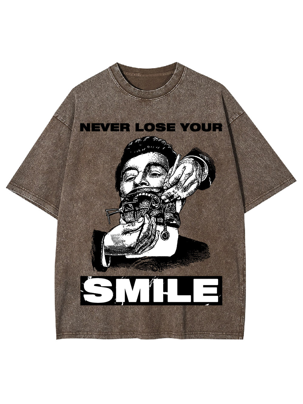 Never Lose Your Smile Washed Tshirt
