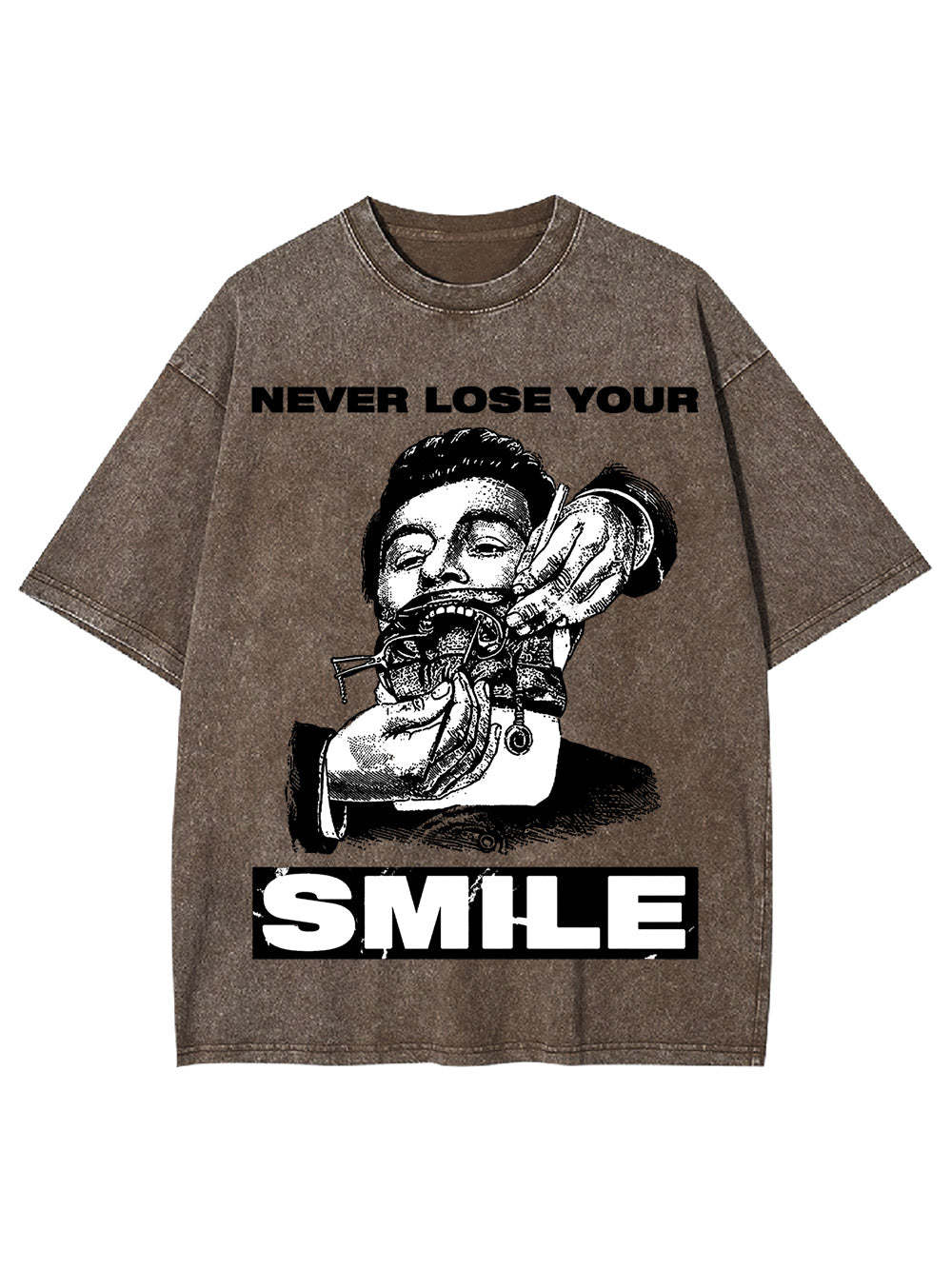 Never Lose Your Smile Washed Tshirt