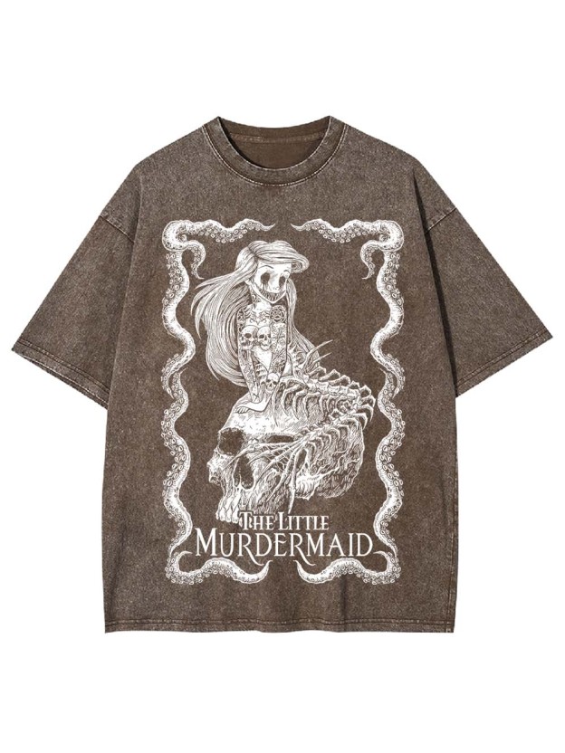 Dark Mermaid Tales Washed Tshirt