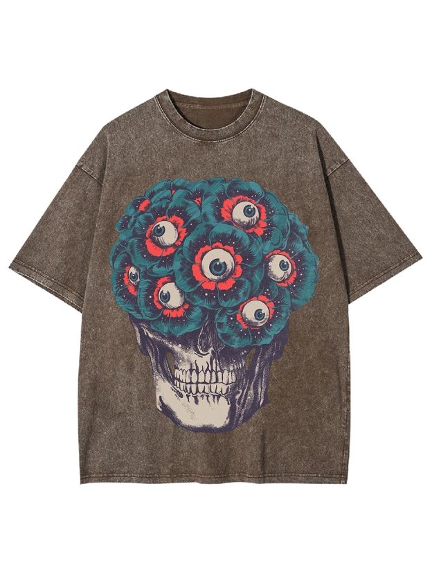 Blooming Gaze Washed Tshirt