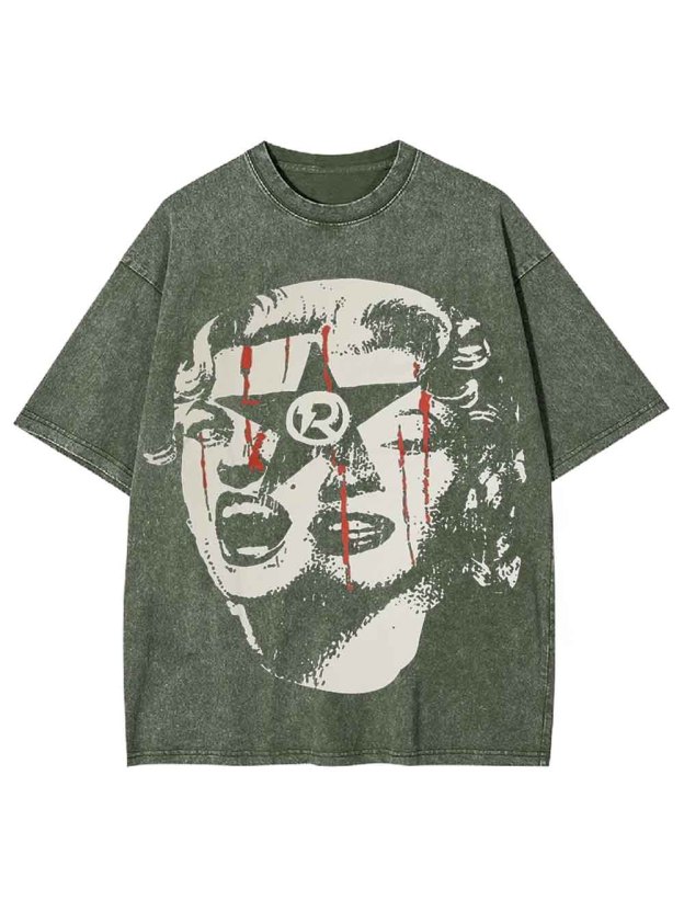 Rebel Gaze Washed Tshirt