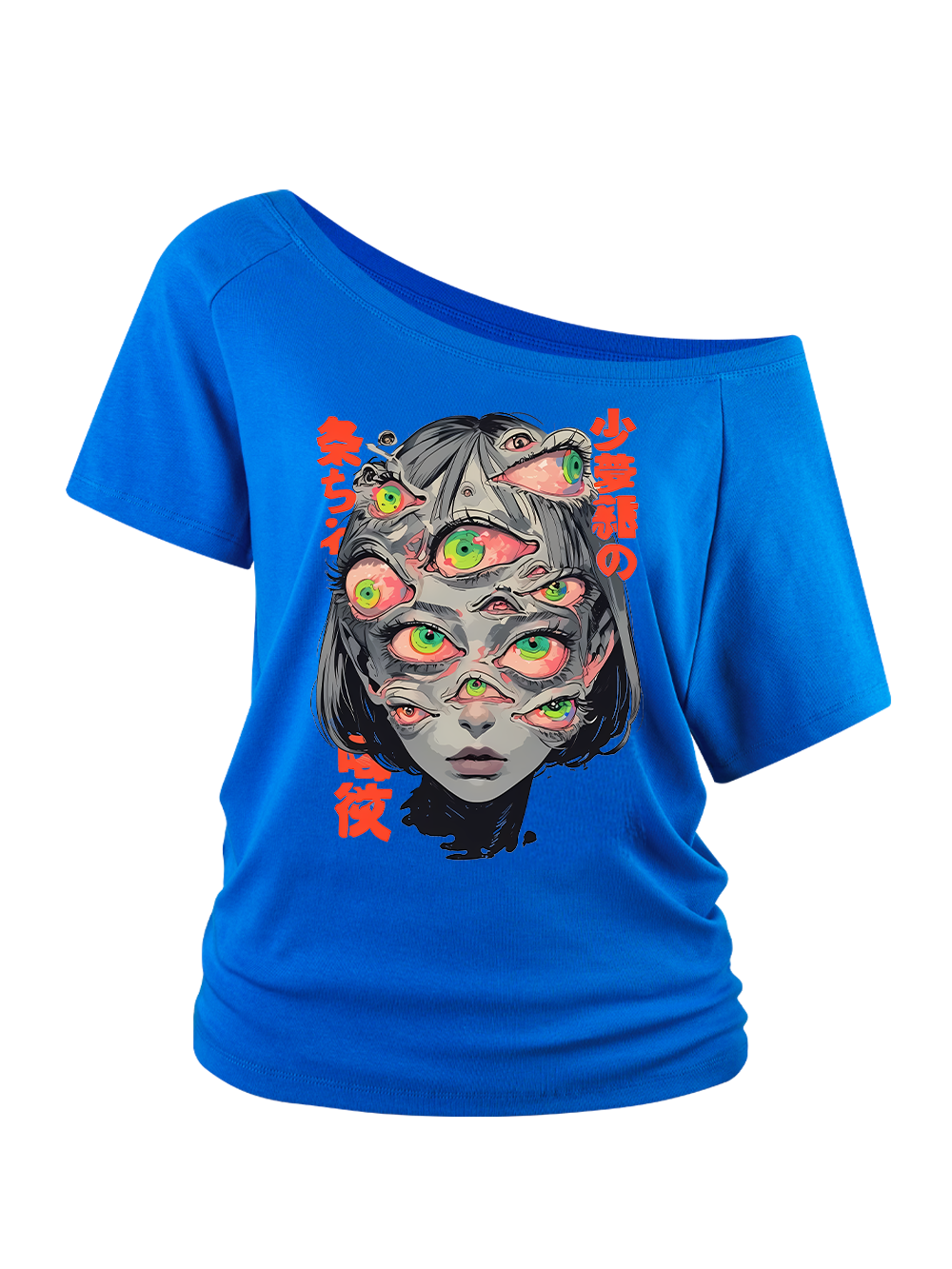 THOUSAND EYED FANTASY OFF SHOULDER TSHIRT