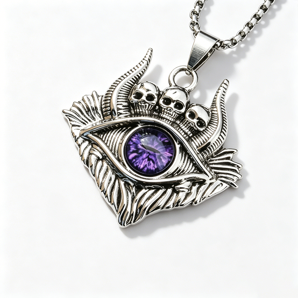 COLOR DEMON EYE CLO NECKLACE
