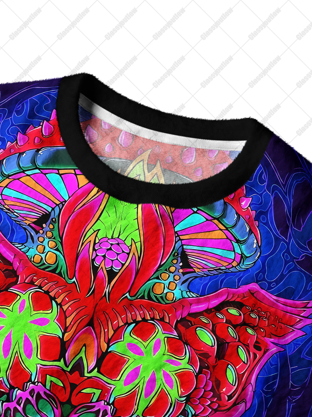 PSYCHEDLIC KNIT SWEATSHIRT