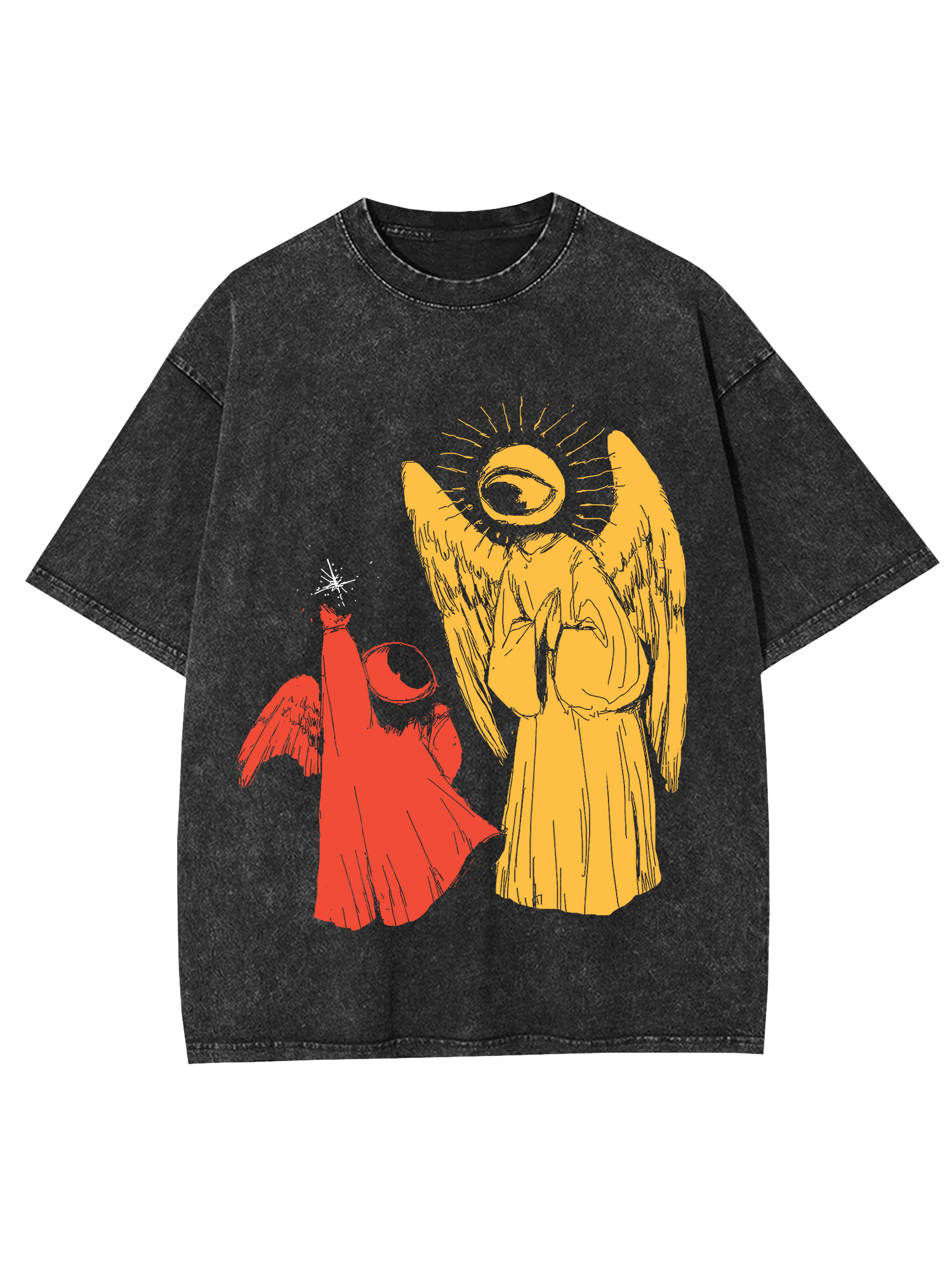 One Eye Angel Washed Tshirt