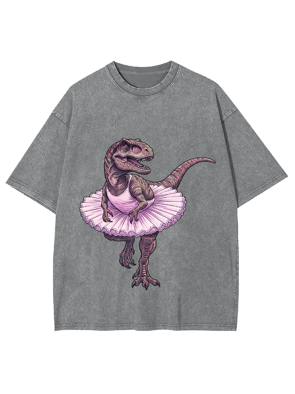 Ballerina T-Rex Washed Tshirt