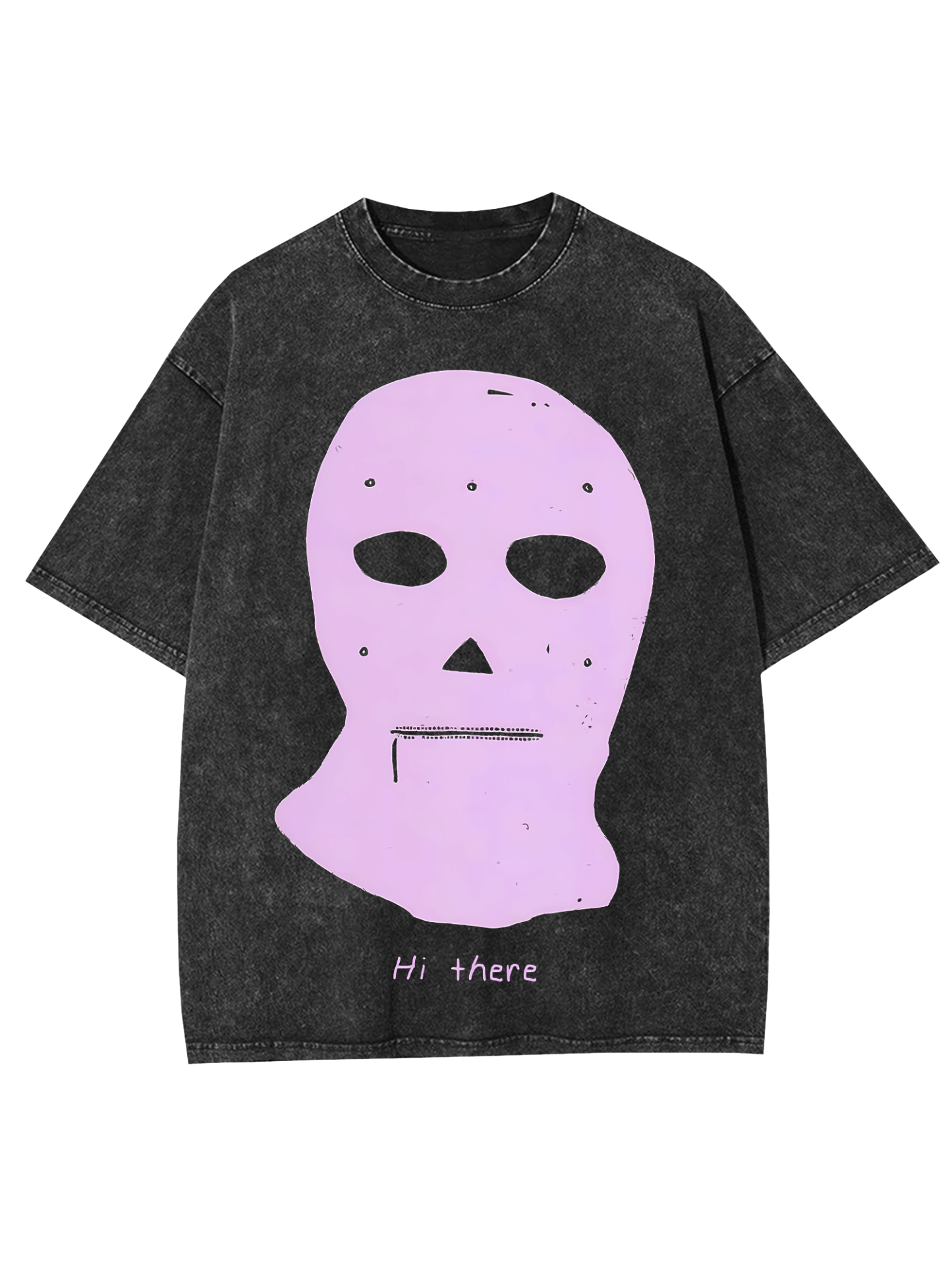 Hi There Washed Tshirt-ClassyOutlaw Sale