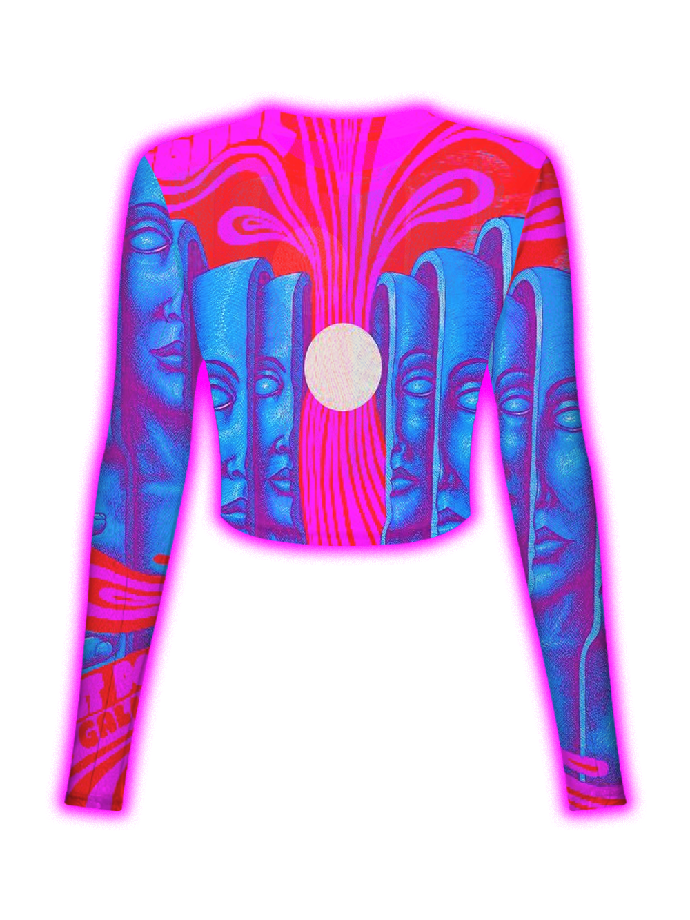 NEON GODDESS MIRAGE MESH TOP