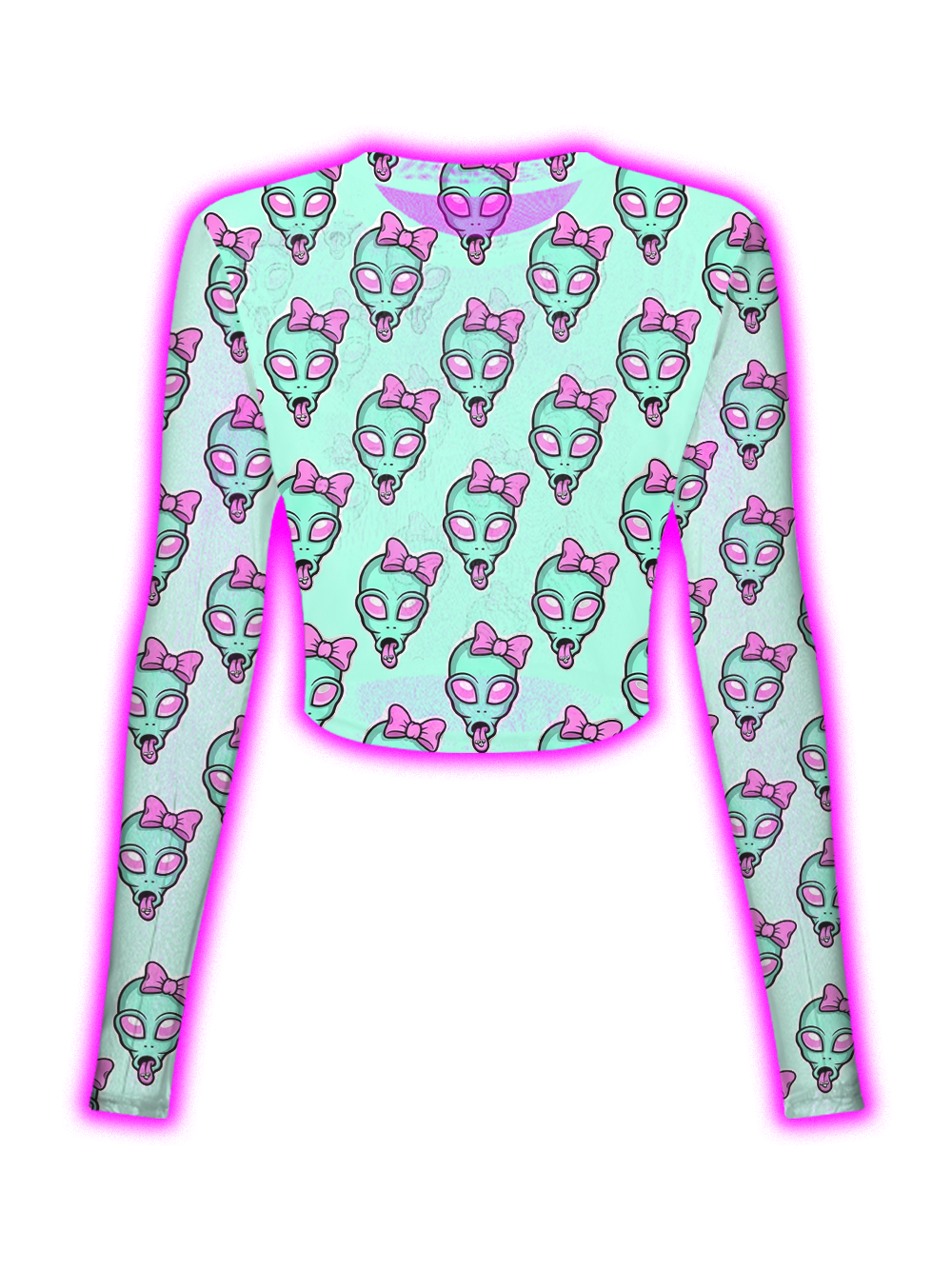 PSYCHEDELIC MAZE MESH TOP