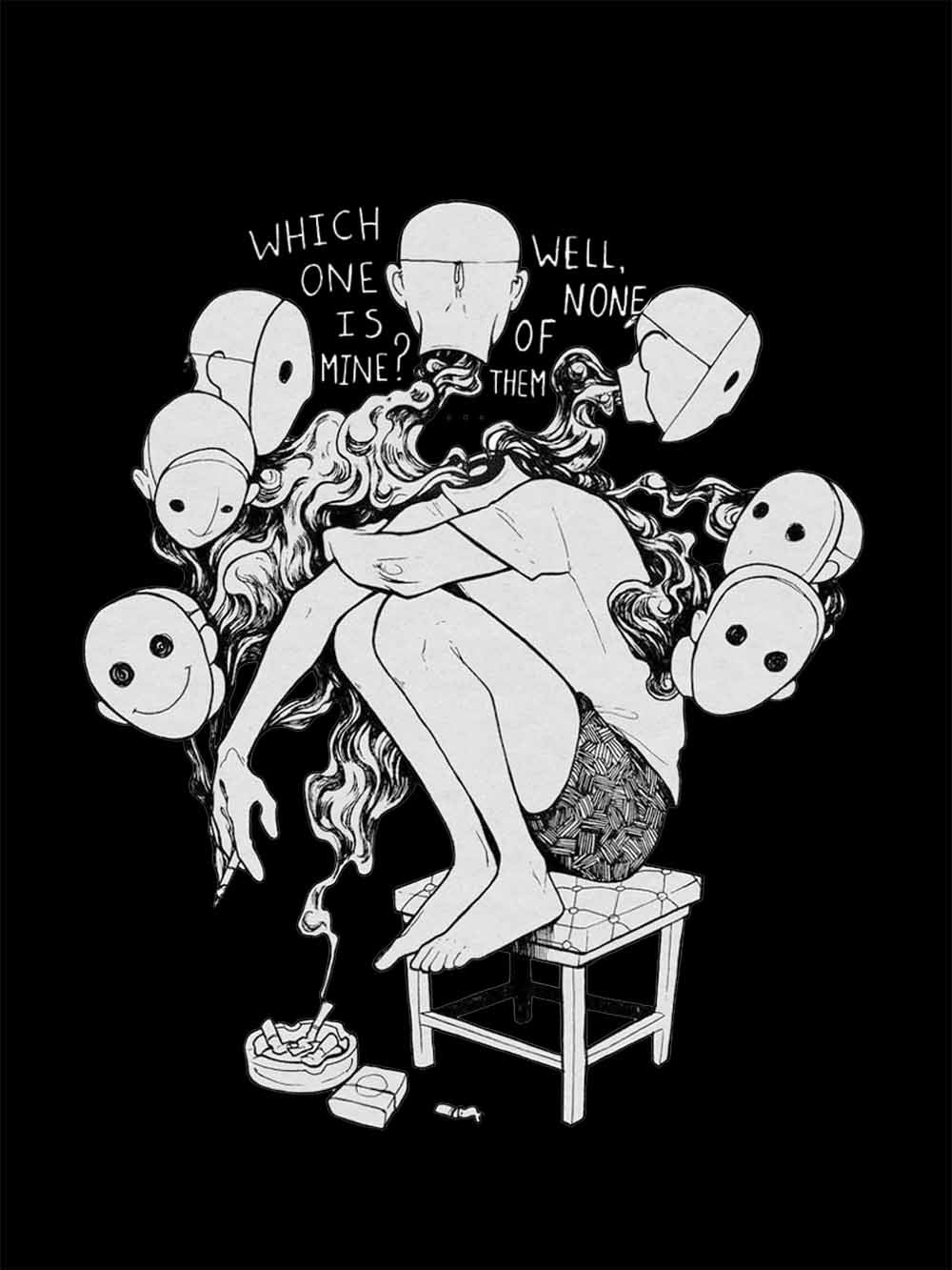 WHICH ONE IS MINE WASHED TSHIRT