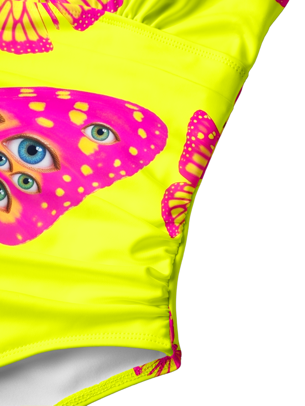 EYE BUTTERFLY DREAM V-NECK ONE PIECE SWIMSUIT