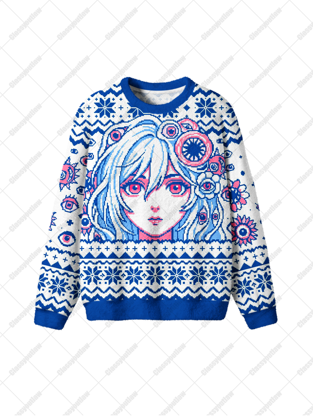 EYE SPIRAL UGLY CHRISTMAS SWEATSHIRT