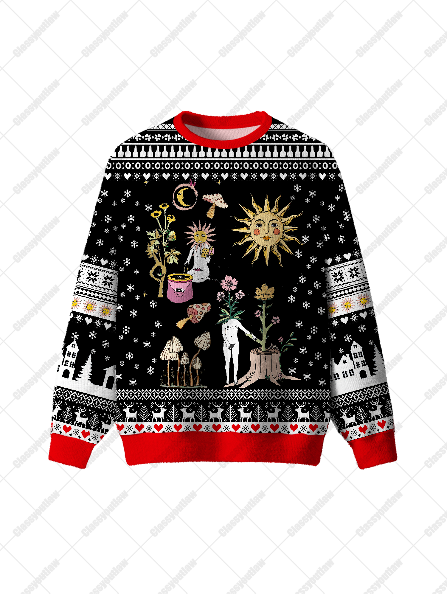 Mystical Nature Sweater UGLY CHRISTMAS SWEATSHIRT