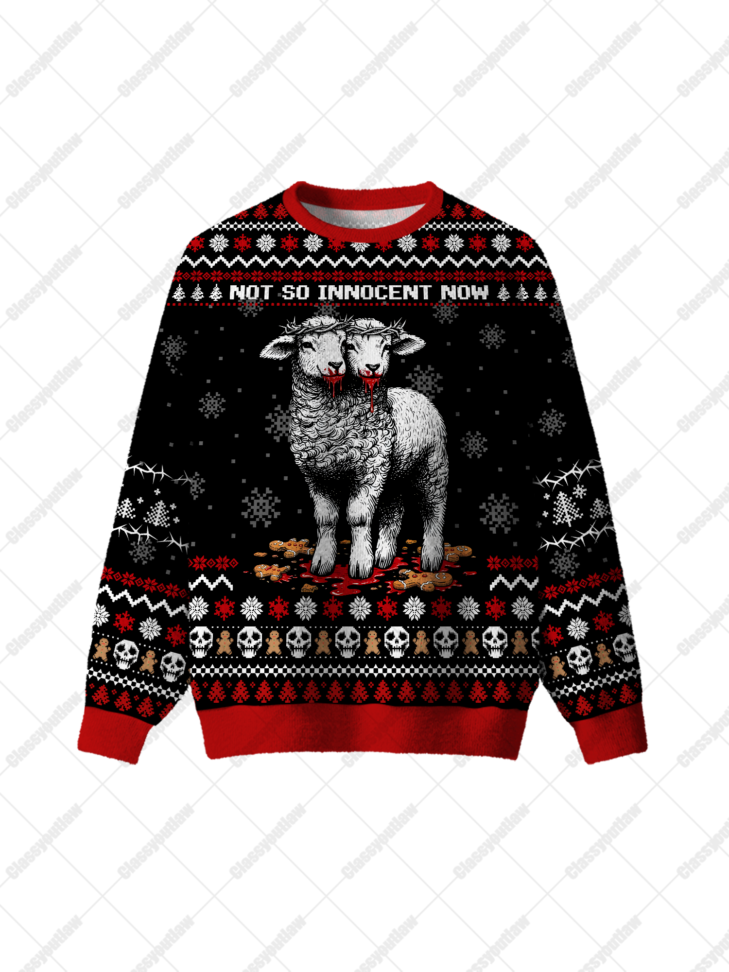 Not So Innocent Now UGLY CHRISTMAS SWEATSHIRT