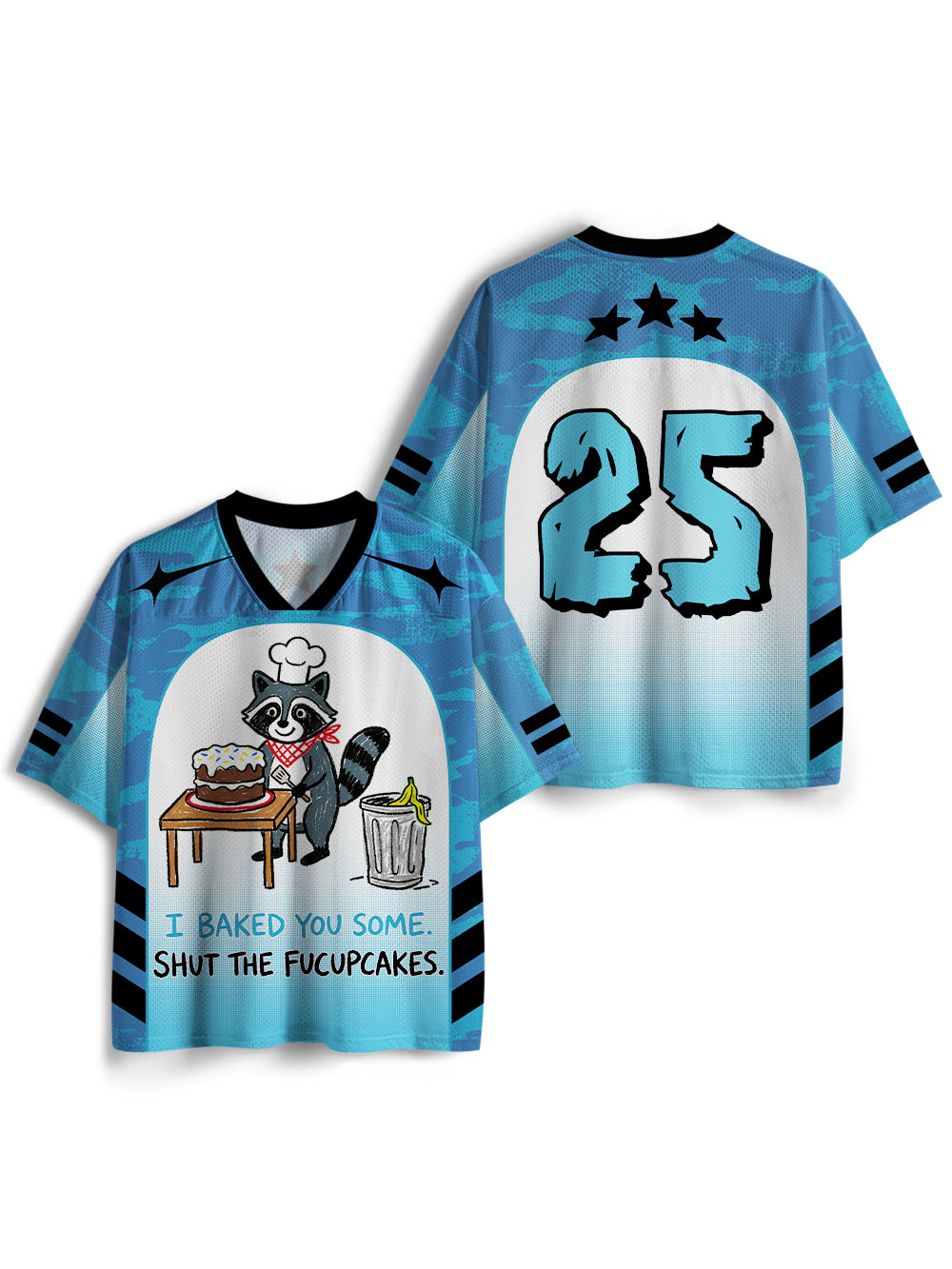 I BAKED YOU SOME. SHUT THE FUCUPCAKES Mesh Jersey