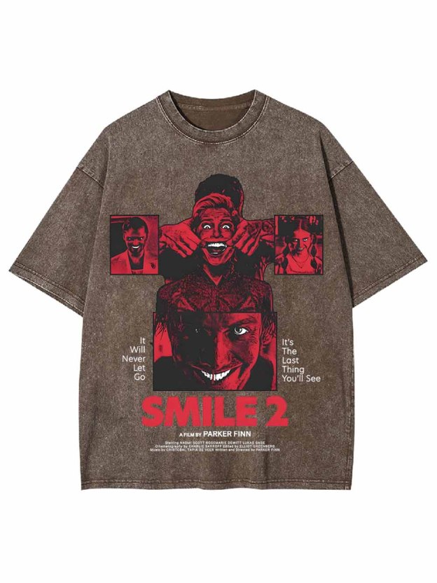 SMILE WASHED TSHIRT