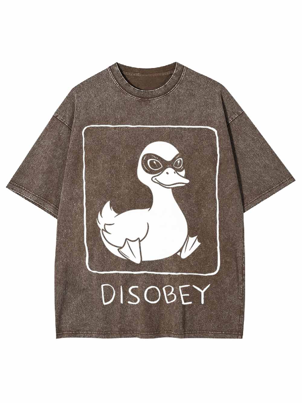 Disobey Duck Washed Tshirt