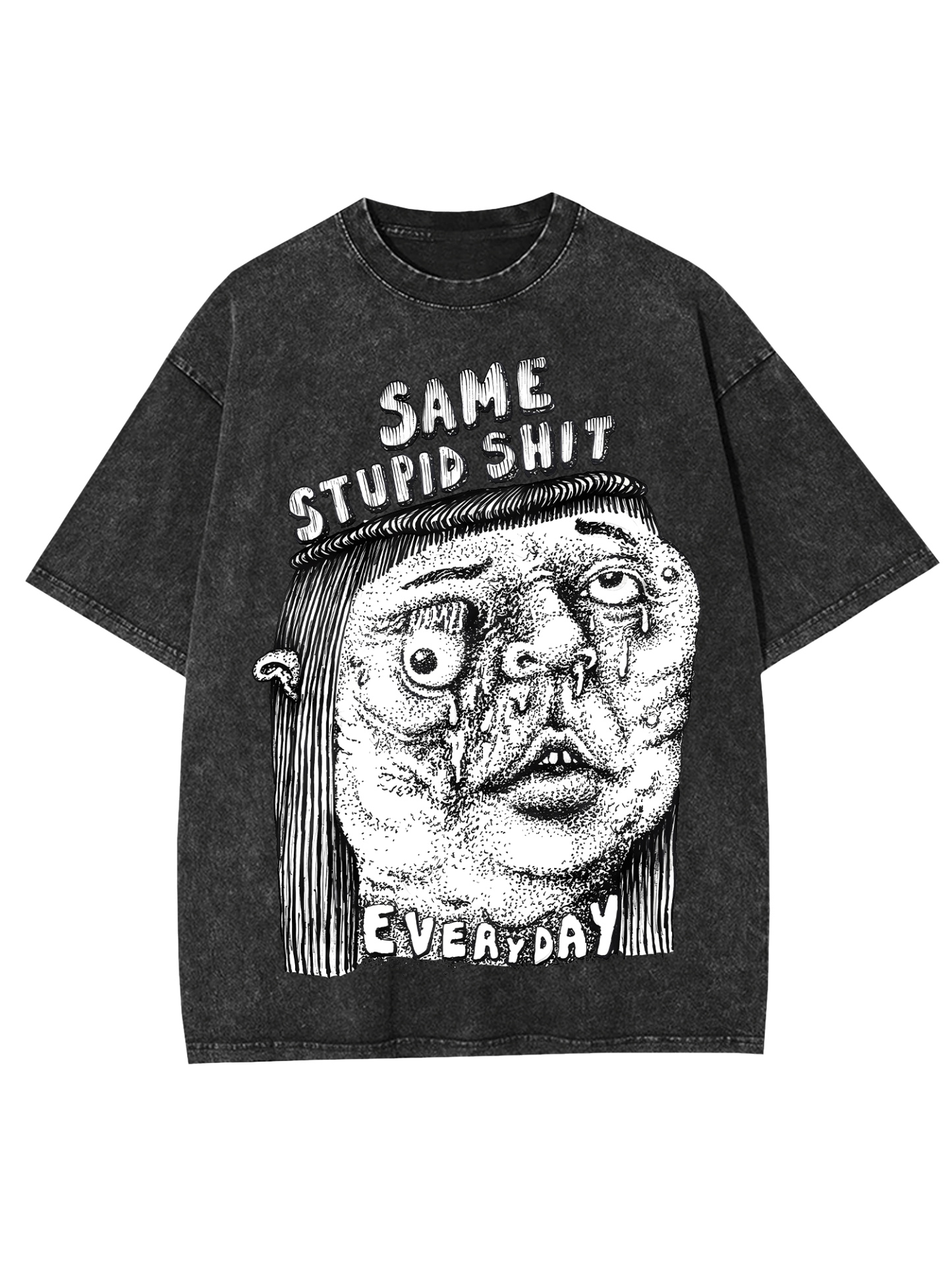 Same Stupid Shit Washed Tshirt