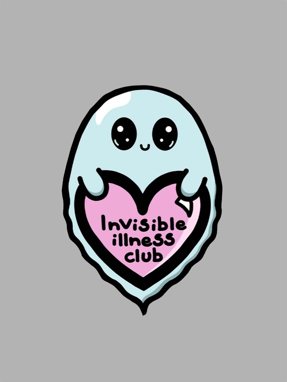 Invisible Illness Club Washed Tshirt