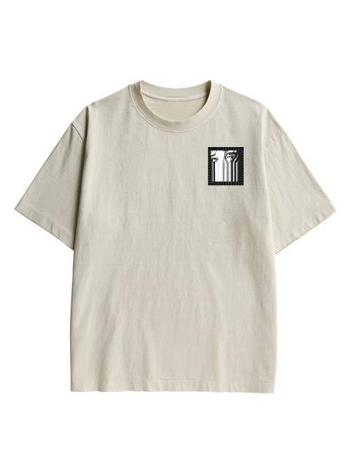 Brainwashed Society Double Sided Print Washed TShirt