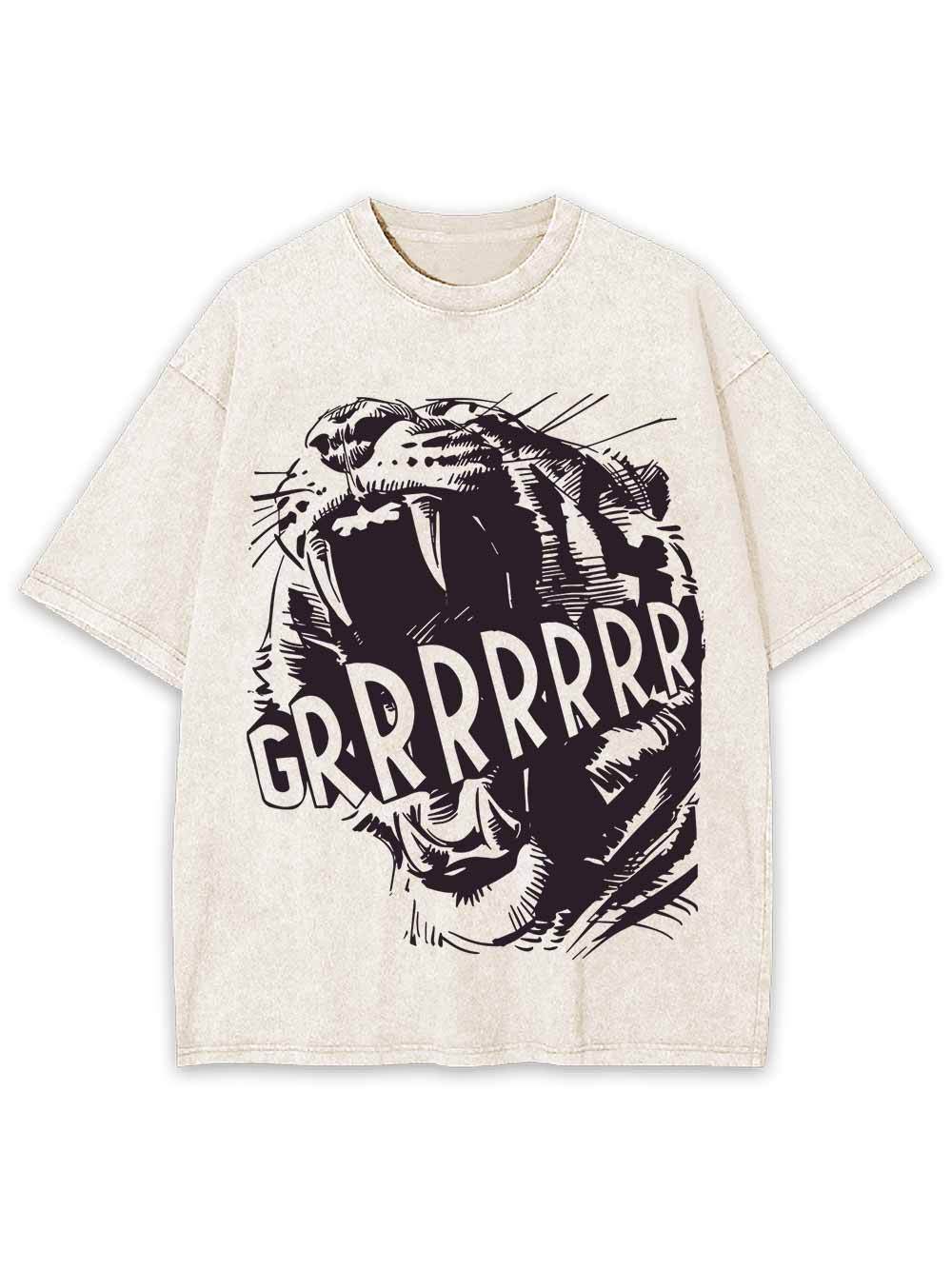 GRRRRRR Washed Tshirt