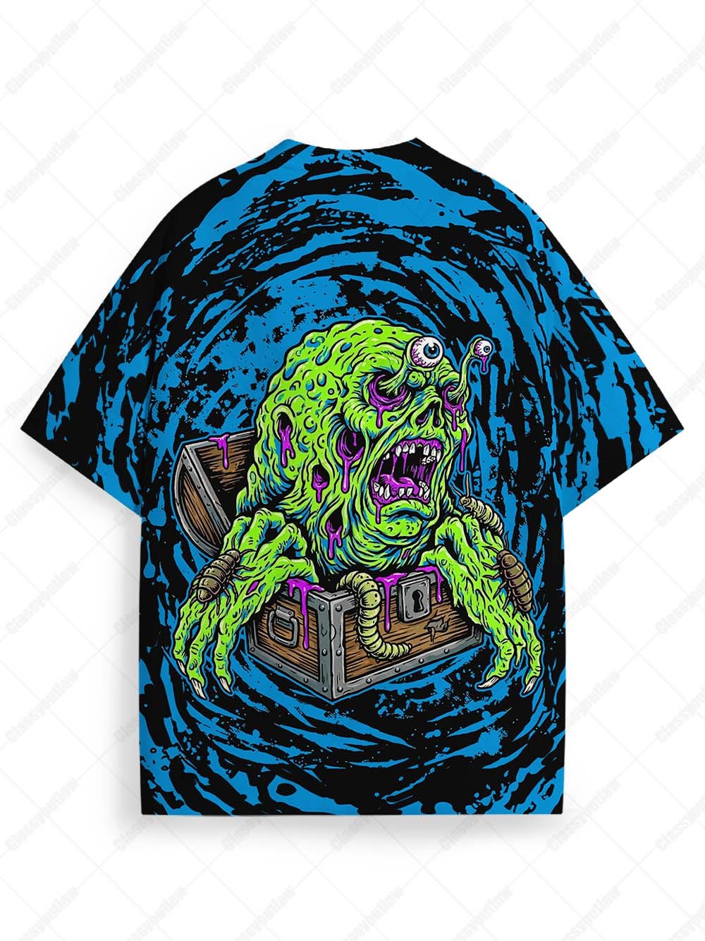 Bio‑Wave Anomaly Graphic T-shirt