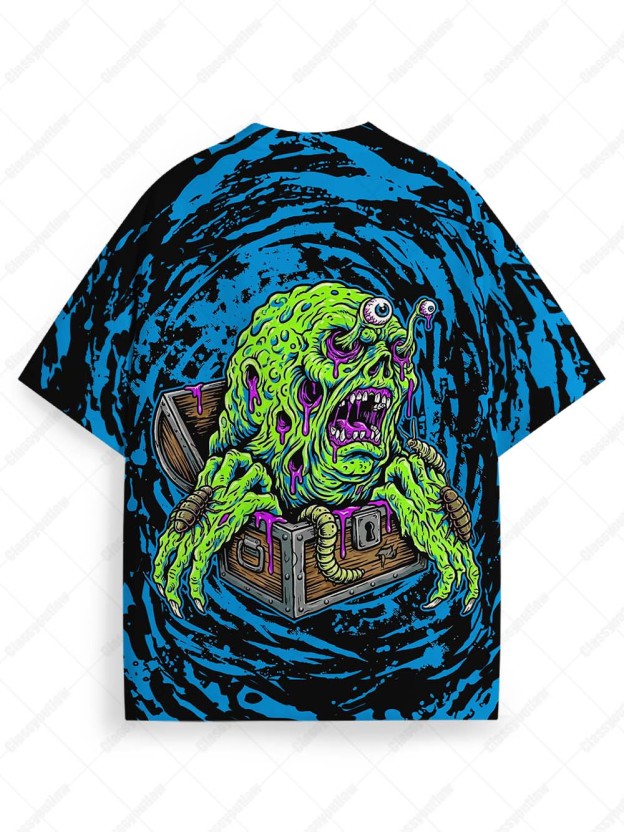 Bio‑Wave Anomaly Graphic T-shirt