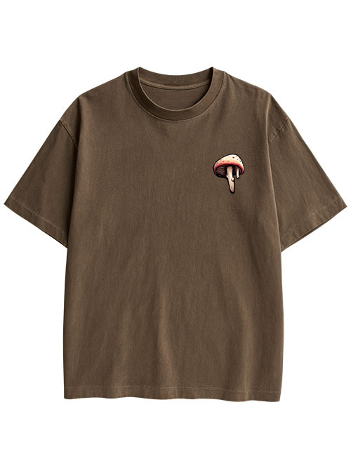 MELTING GIRL DOUBLE SIDED PRINT WASHED TSHIRT