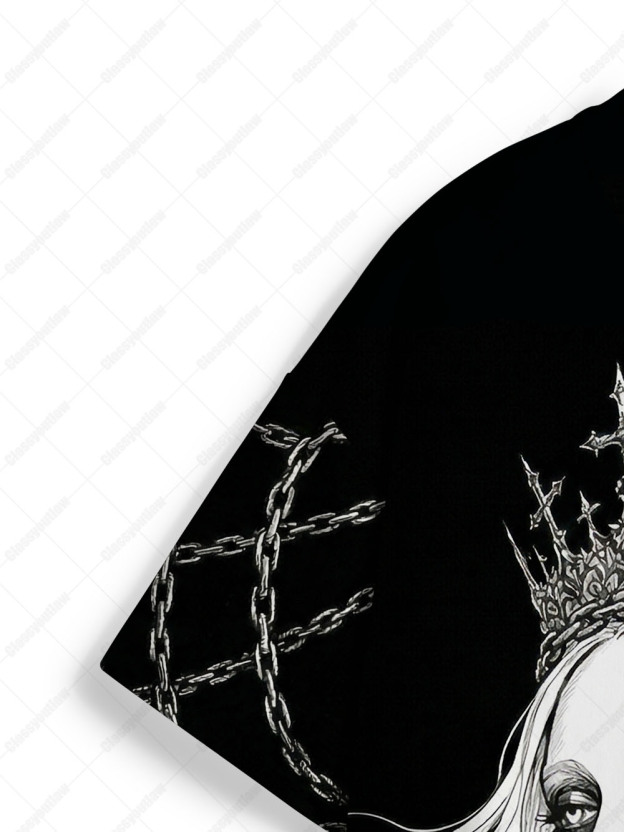 Crowned Duality Graphic T-shirt